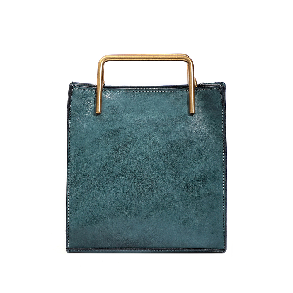 Durable and Elegant Genuine Cowhide Leather Handbag - Timeless Luxury for Women