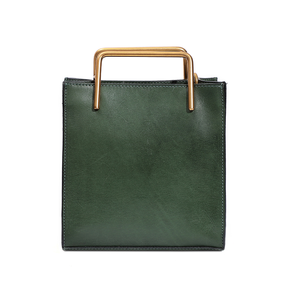 Durable and Elegant Genuine Cowhide Leather Handbag - Timeless Luxury for Women