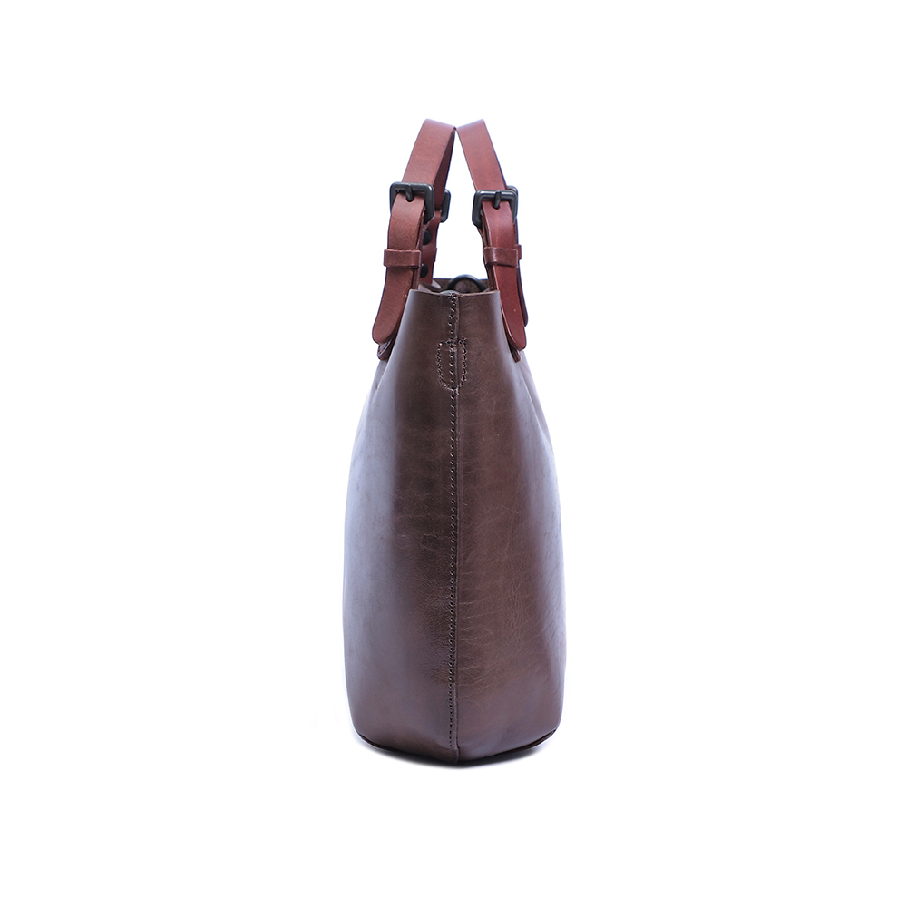 Premium Genuine Cowhide Leather Handbag - Timeless Elegance and Practicality