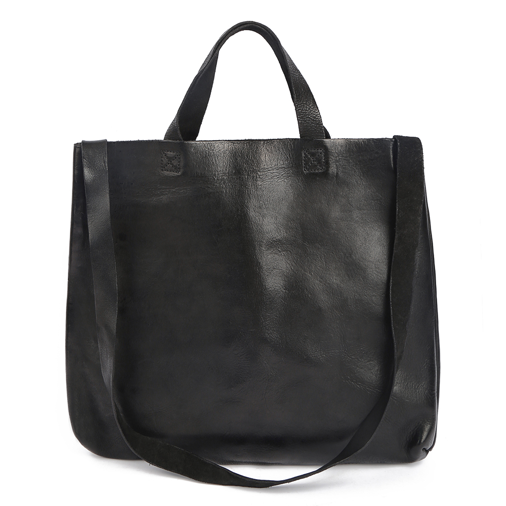Elegant Genuine Cowhide Leather Lady Handbag - Timeless Sophistication