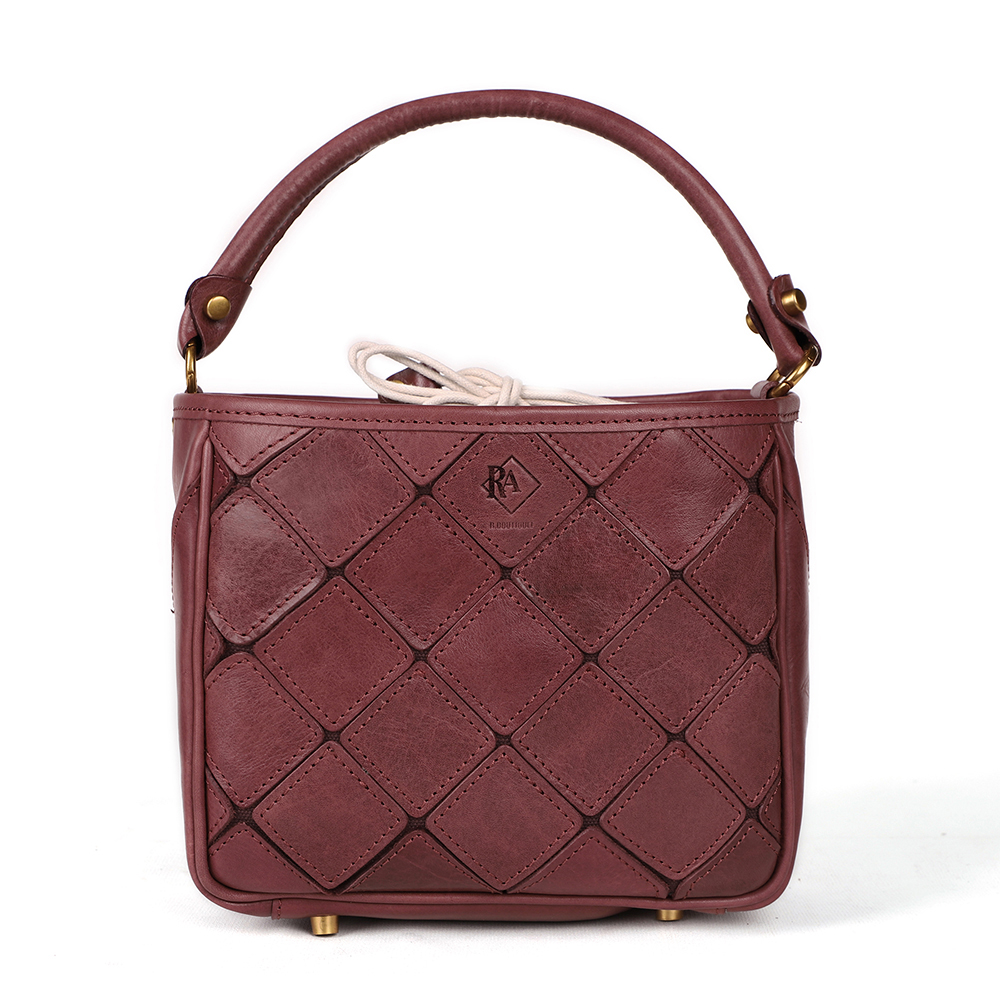 Premium Genuine Cowhide Leather Lady Handbag - Timeless Beauty