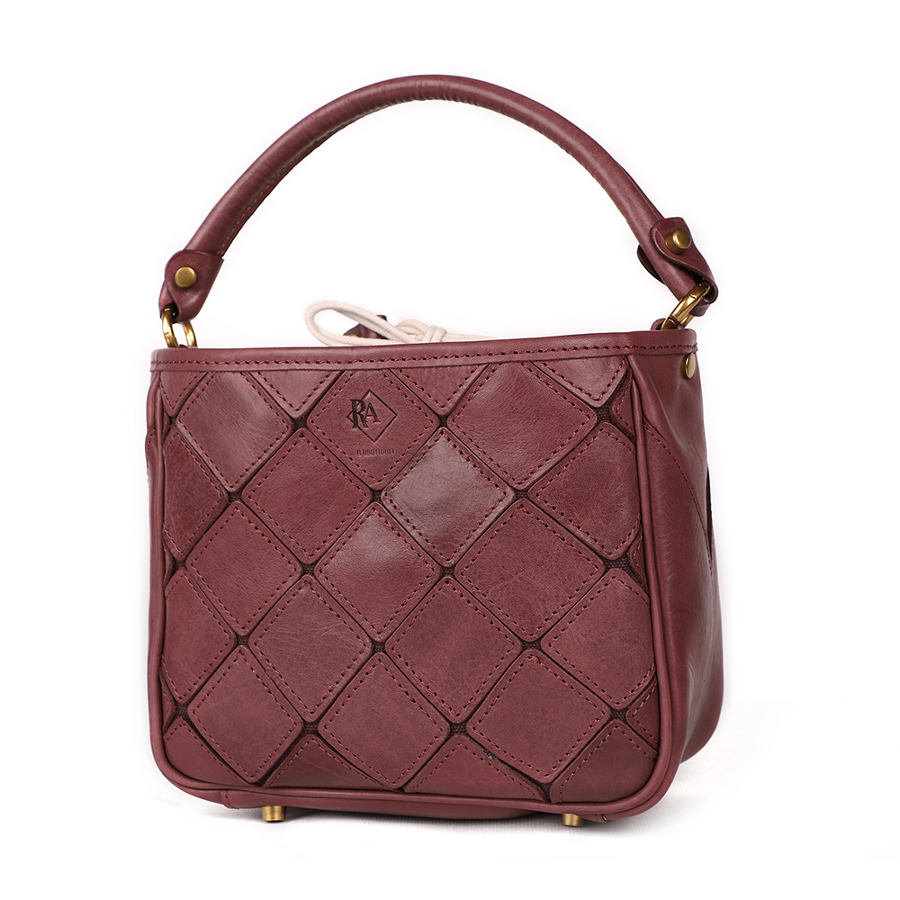 Premium Genuine Cowhide Leather Lady Handbag - Timeless Beauty