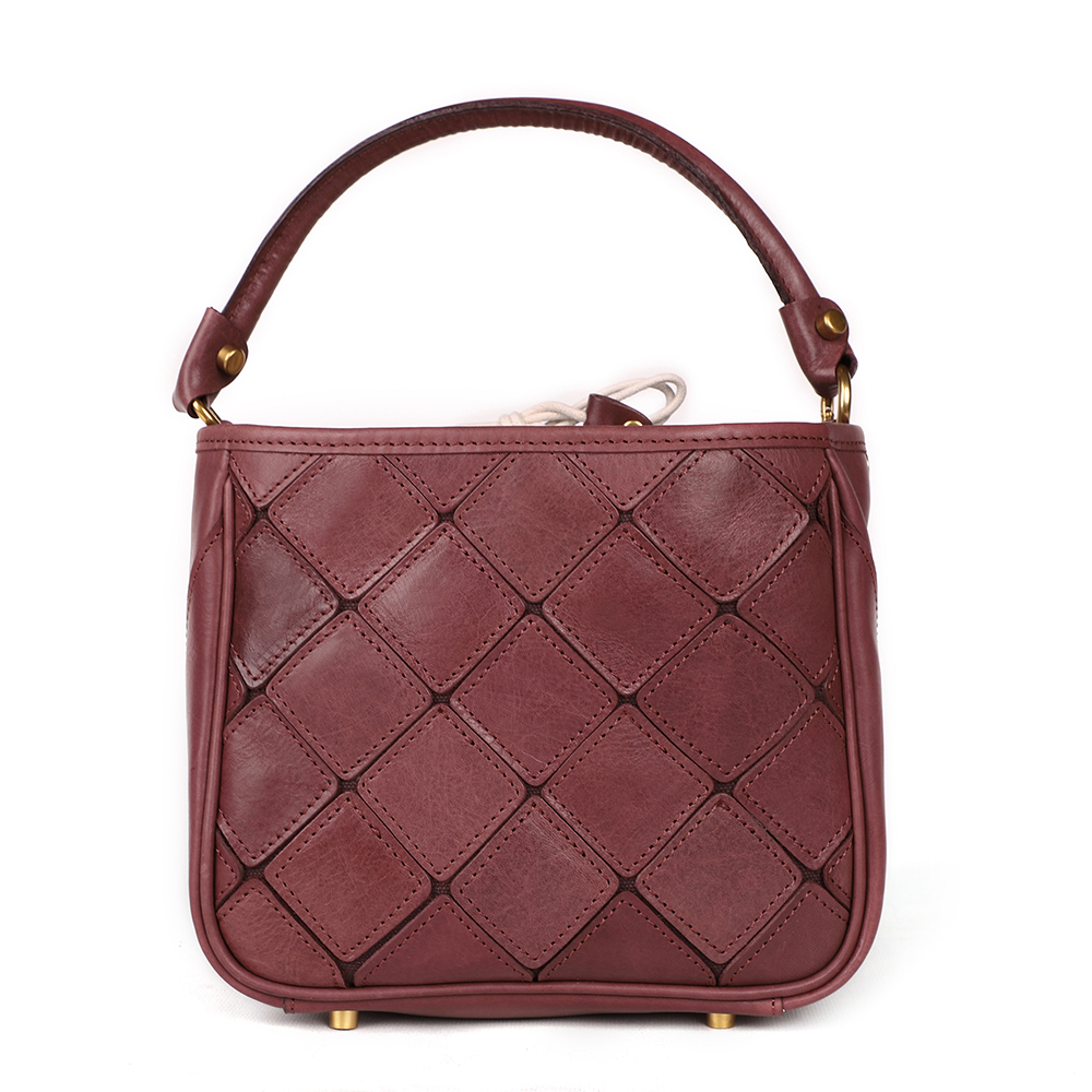 Premium Genuine Cowhide Leather Lady Handbag - Timeless Beauty