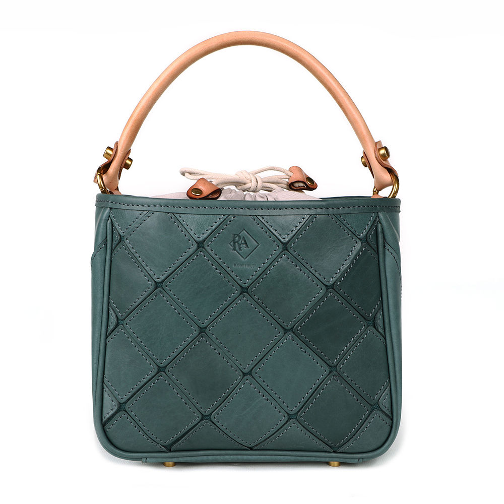 Premium Genuine Cowhide Leather Lady Handbag - Timeless Beauty