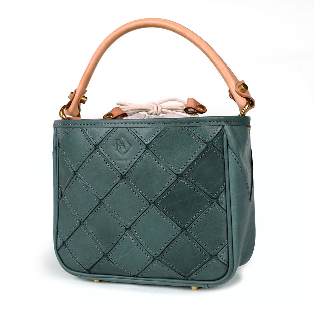 Premium Genuine Cowhide Leather Lady Handbag - Timeless Beauty