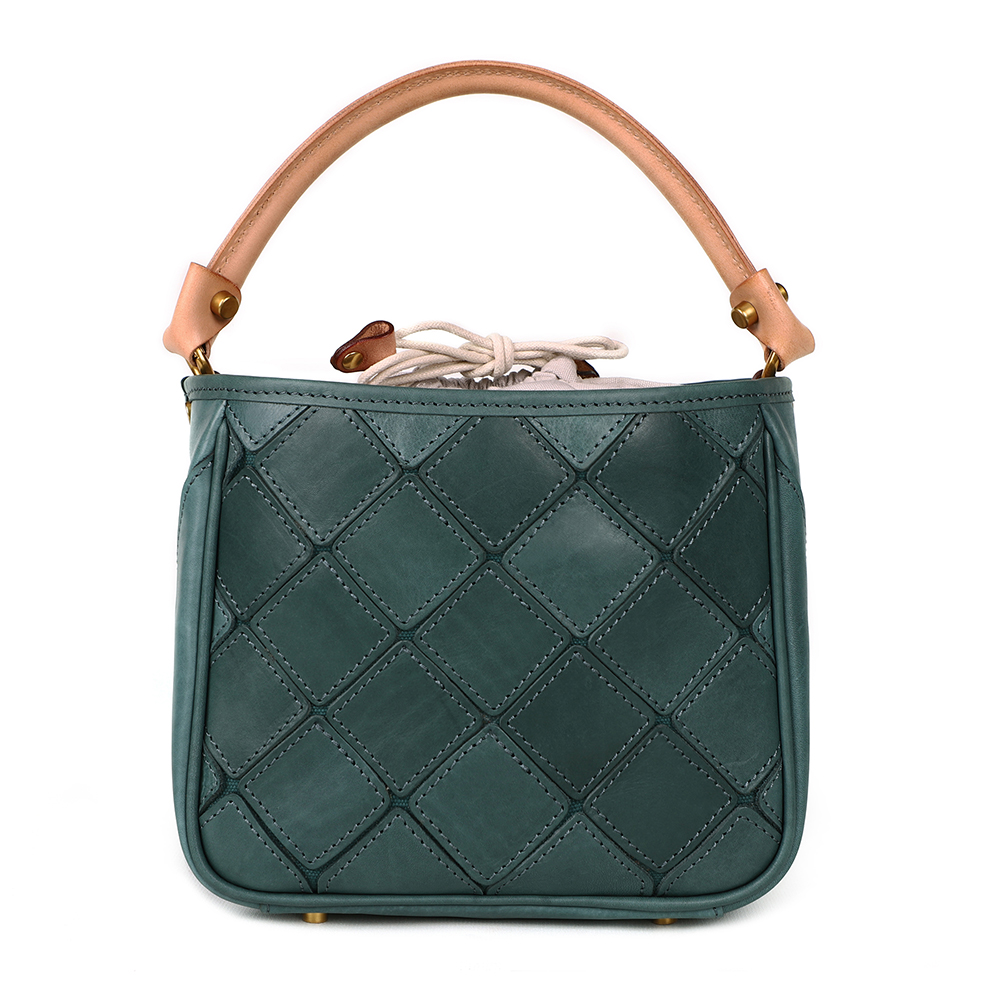 Premium Genuine Cowhide Leather Lady Handbag - Timeless Beauty