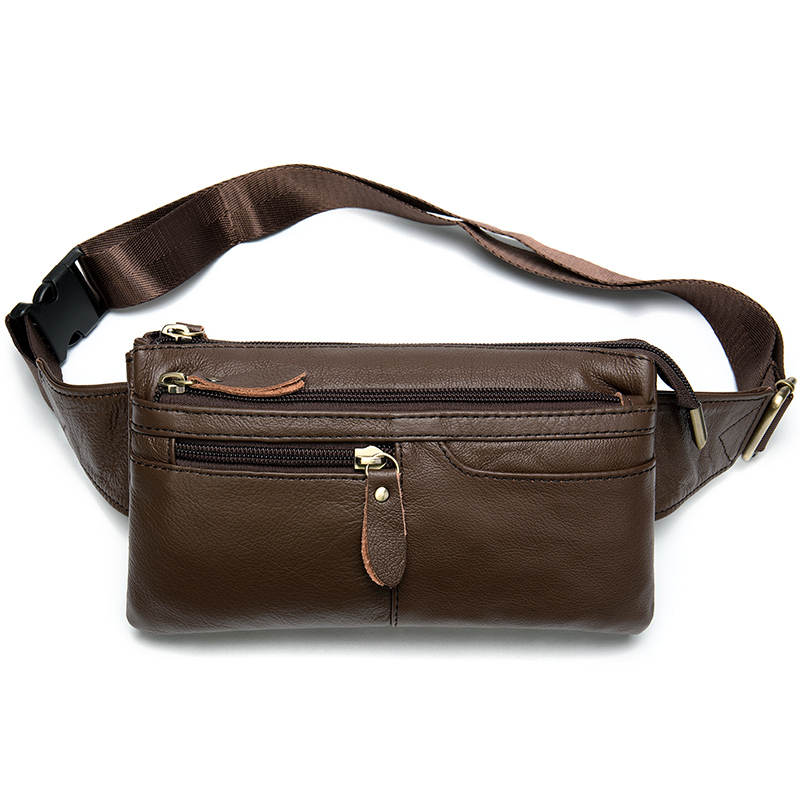 Innovative Crazy Horse Leather Belt and Chest Bag - Ultimate Durability and Functionality