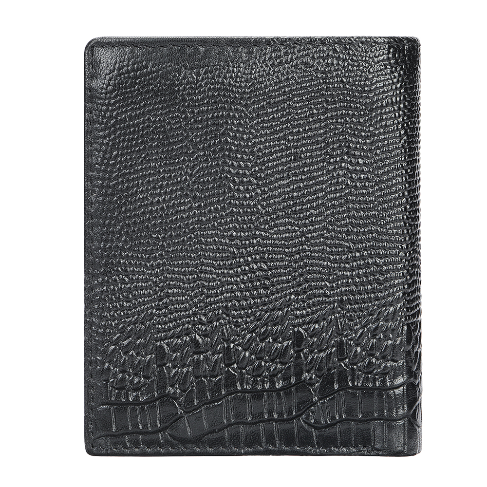Top-Quality Crocodile Cowhide Leather Wallet - RFID Protection, Durability, and Functionality