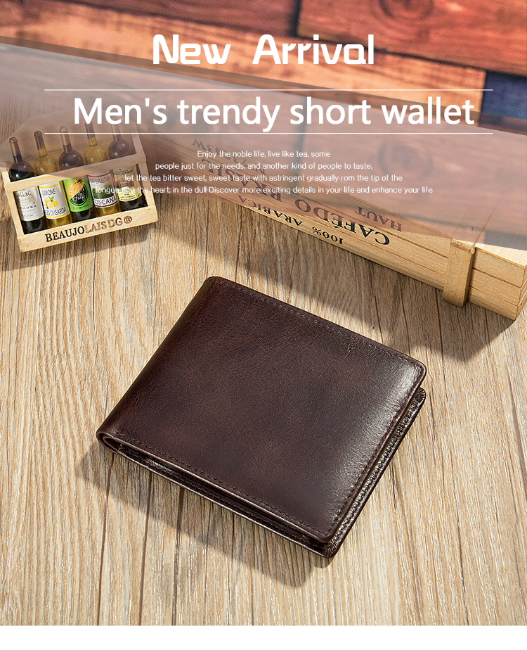 Premium Full-Grain Leather Wallet - Timeless Elegance