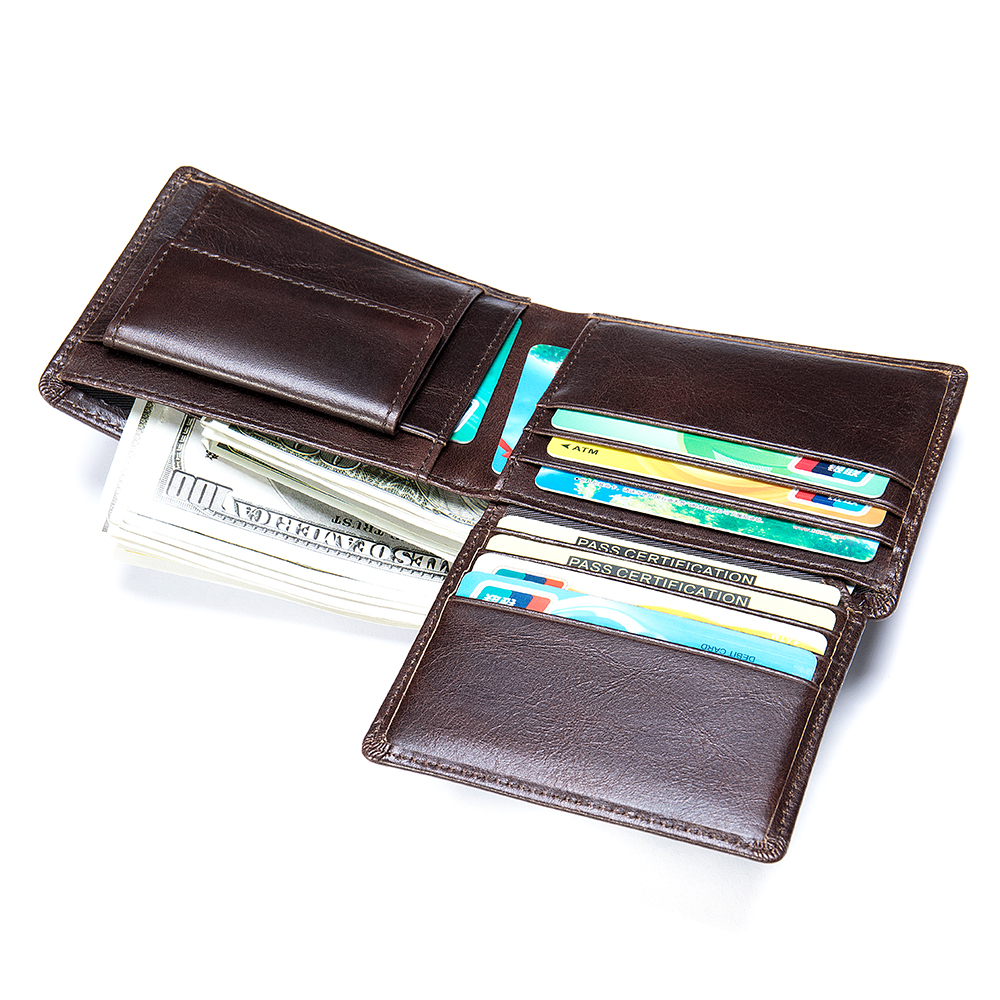 Premium Full-Grain Leather Wallet - Timeless Elegance