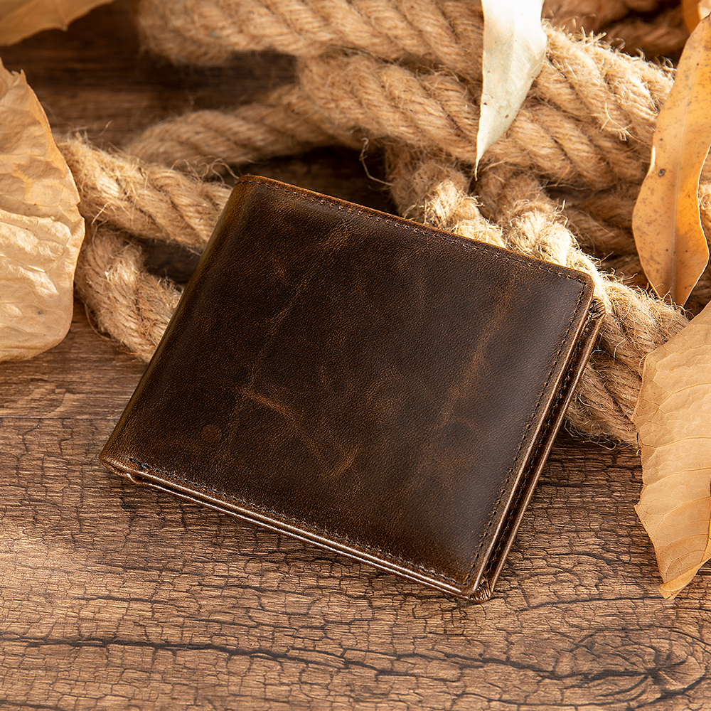 Premium Full-Grain Leather Wallet - Timeless Elegance