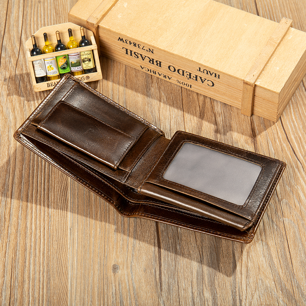 Premium Full-Grain Leather Wallet - Timeless Elegance