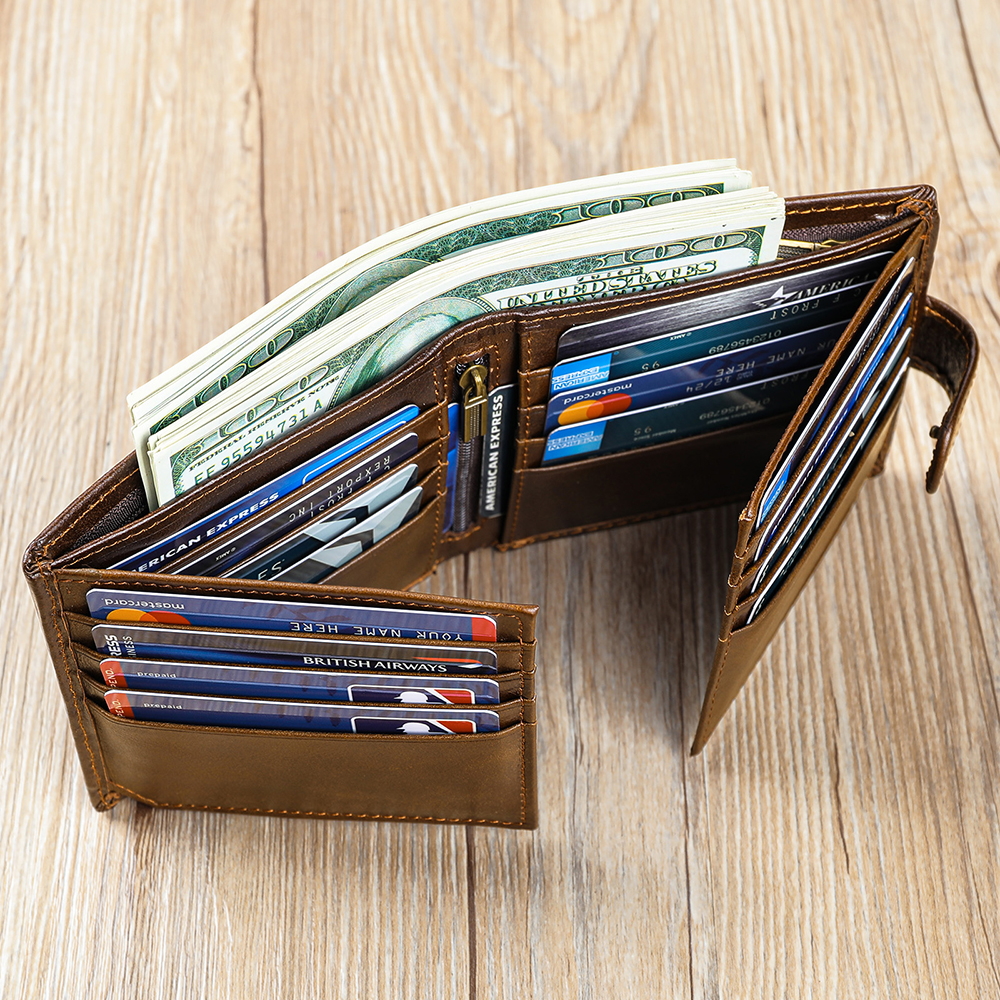 Luxury Full-Grain Leather Wallet - Timeless Craftsmanship