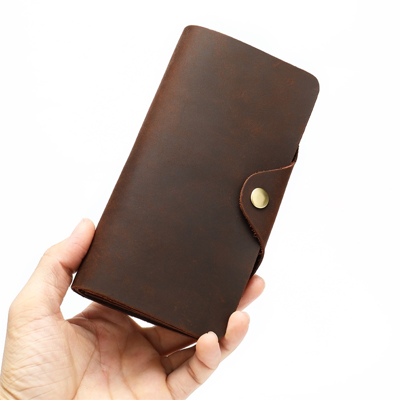 Exquisite Full-Grain Leather Wallet - A Perfect Blend of Style and Function