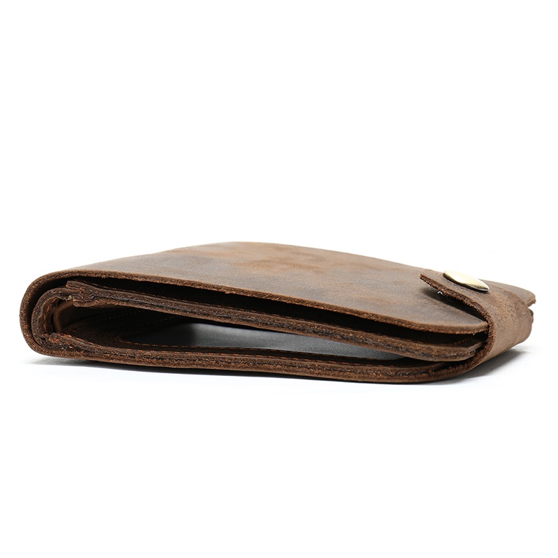 Exquisite Full-Grain Leather Wallet - A Perfect Blend of Style and Function