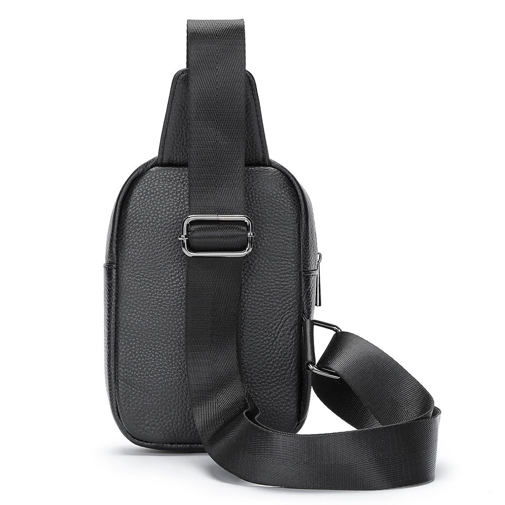 Genuine Leather Fanny Pack Well Made Durable Leather Waist Bag with Lots of Zipper Pockets Waxed Brown