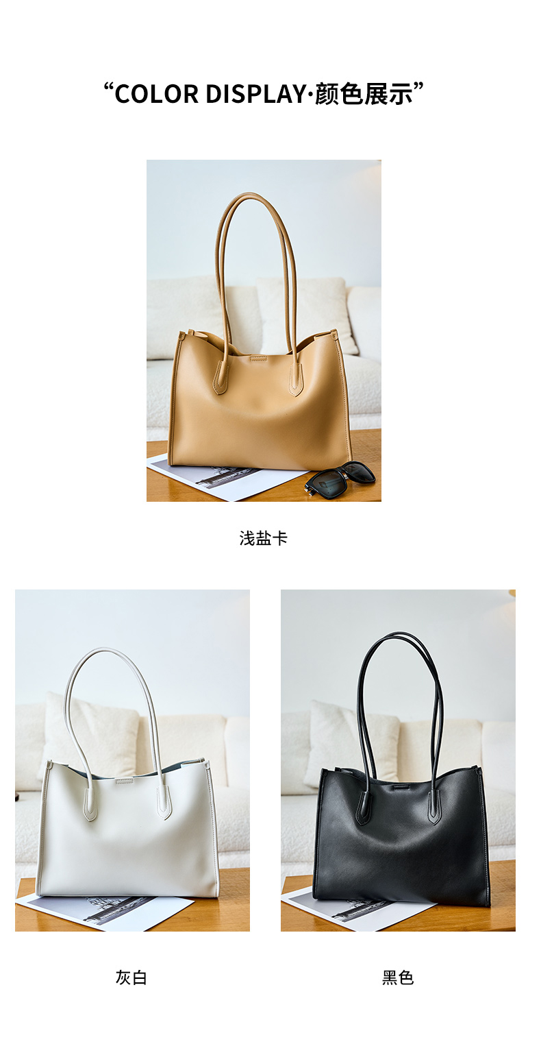 Elegant Genuine Cowhide Leather Lady Handbag - Timeless Grace