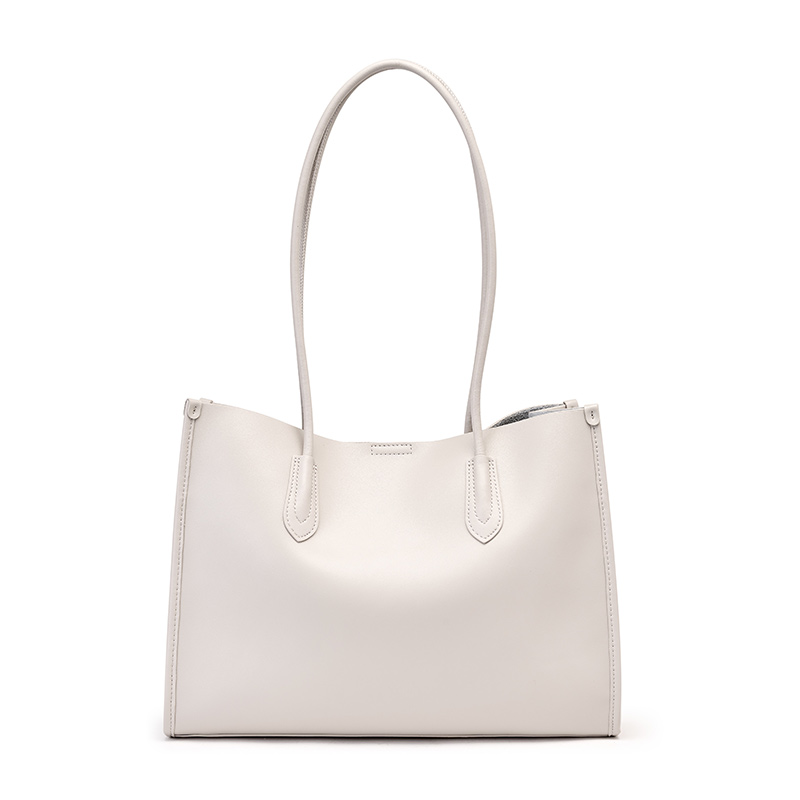 Elegant Genuine Cowhide Leather Lady Handbag - Timeless Grace