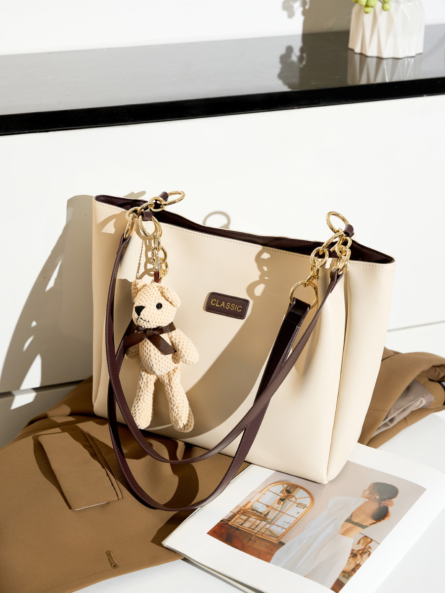 Stylish Beige Handbag