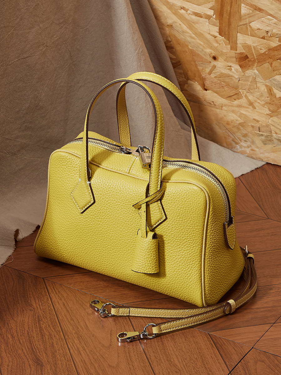 Yellow Leather Handbag