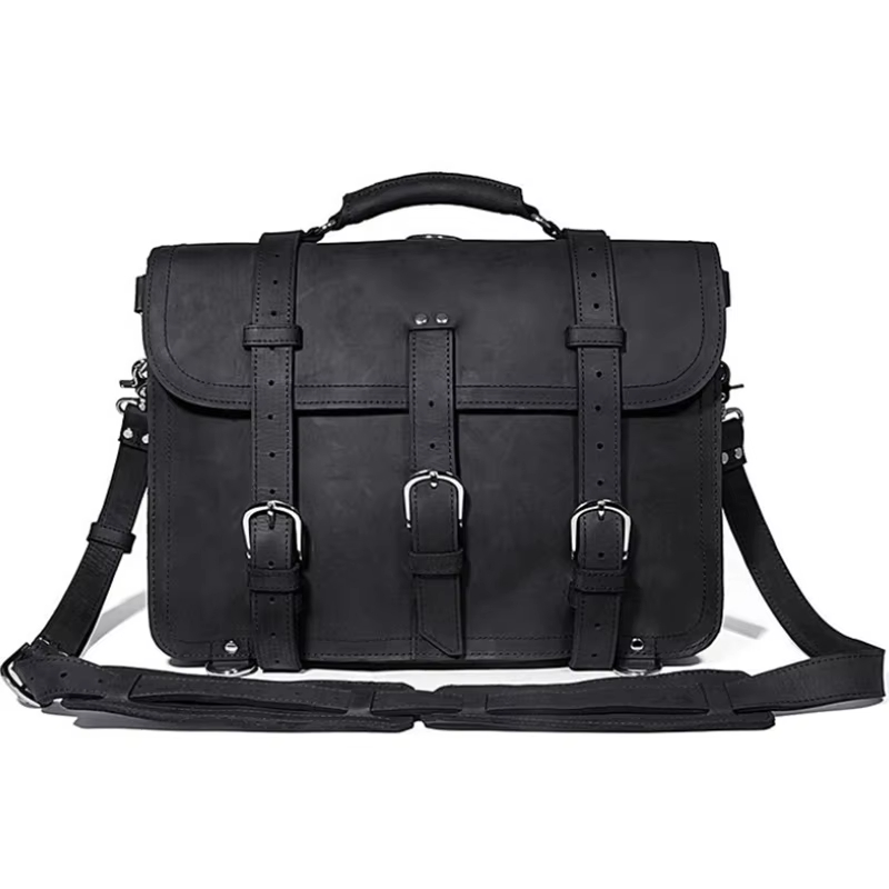 Vintage Leather Messenger Bag