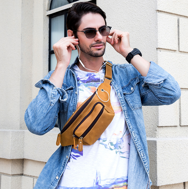 Classic Leather Waist Bag