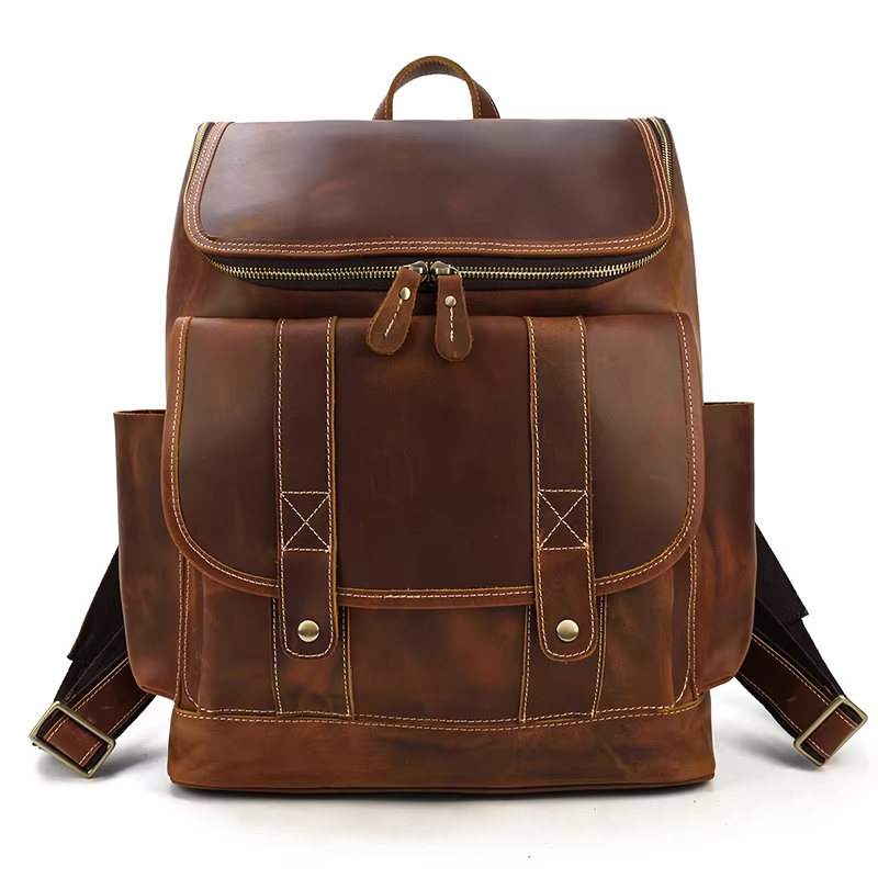 Vintage Leather Backpack