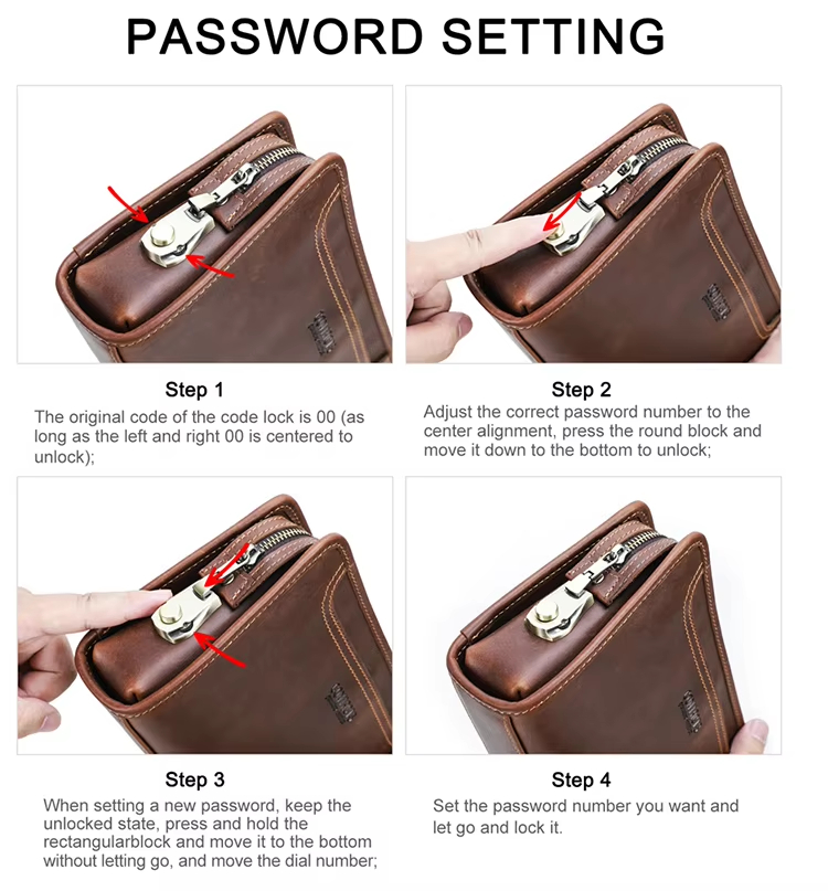 Leather Wallet Clutch