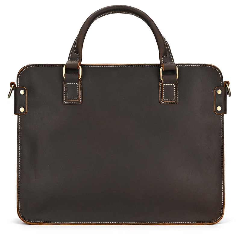 Leather Laptop Briefcase