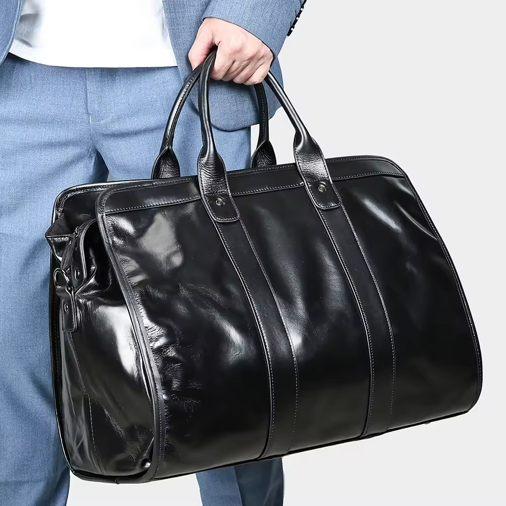 Leather Travel Shoulder Bag