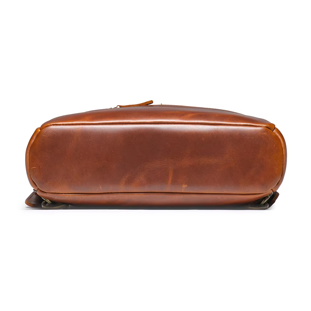 Black Leather Backpack