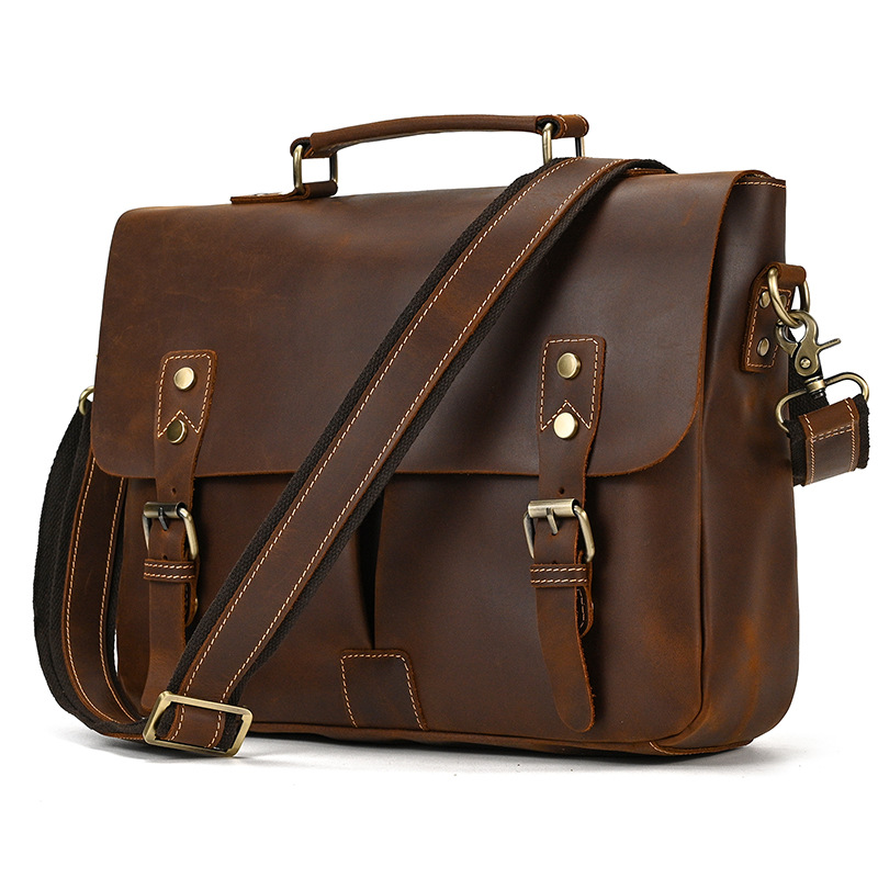 Premium Leather Messenger Bag