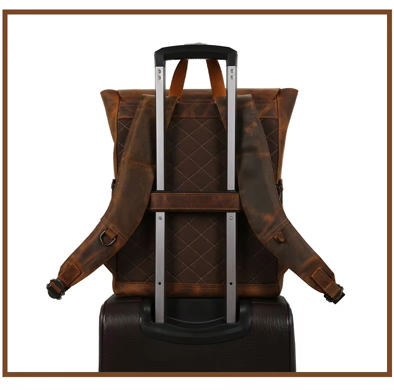 Vintage Leather Backpack