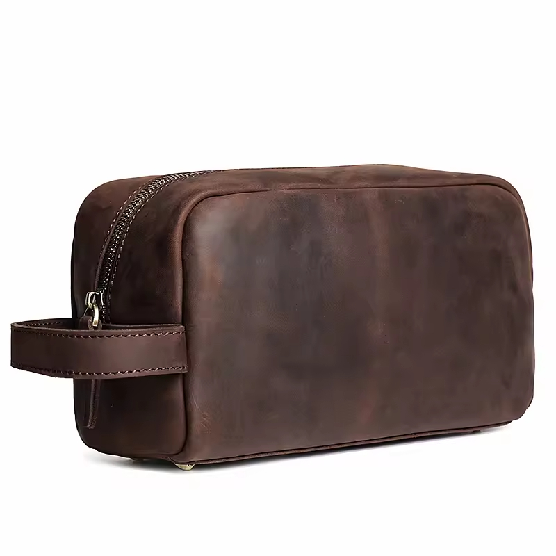 Leather Toiletry Bag