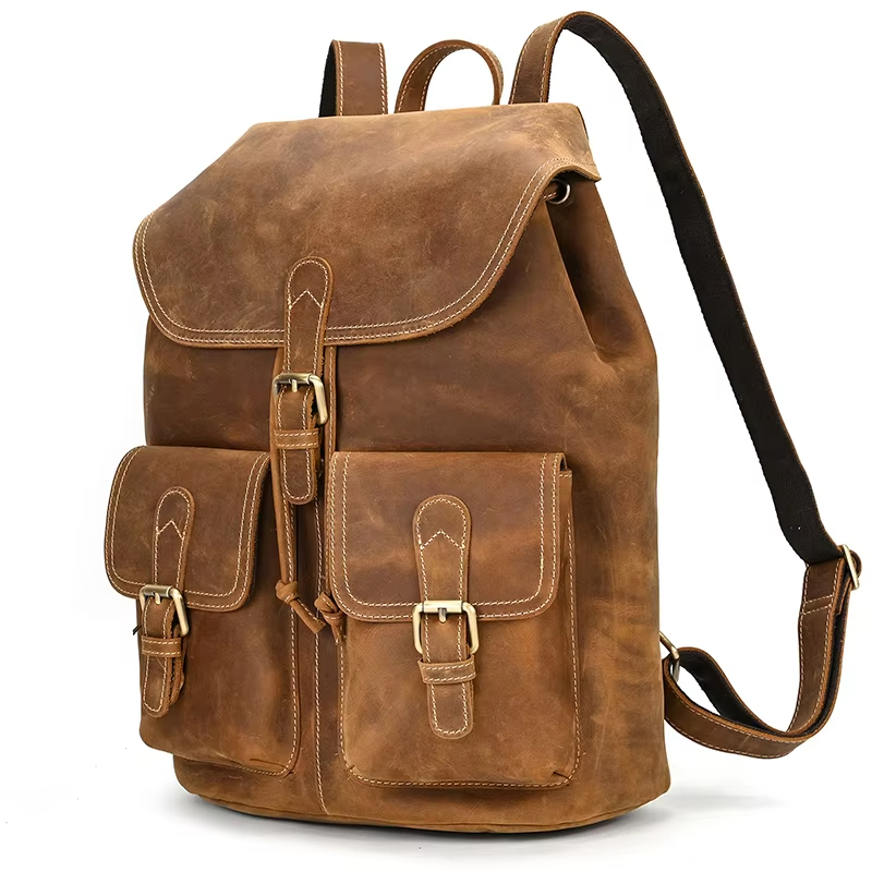 Vintage Leather Backpack