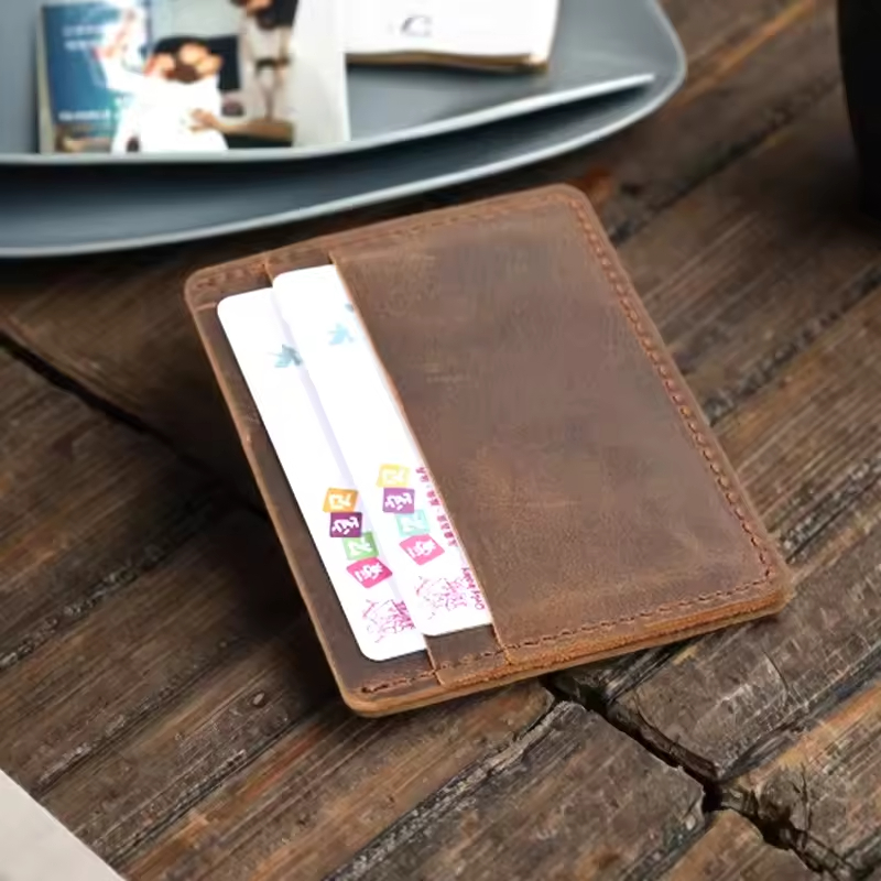 Minimalist Leather Card Holder