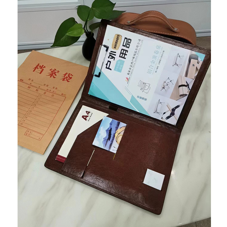 Brown Leather Document Folder
