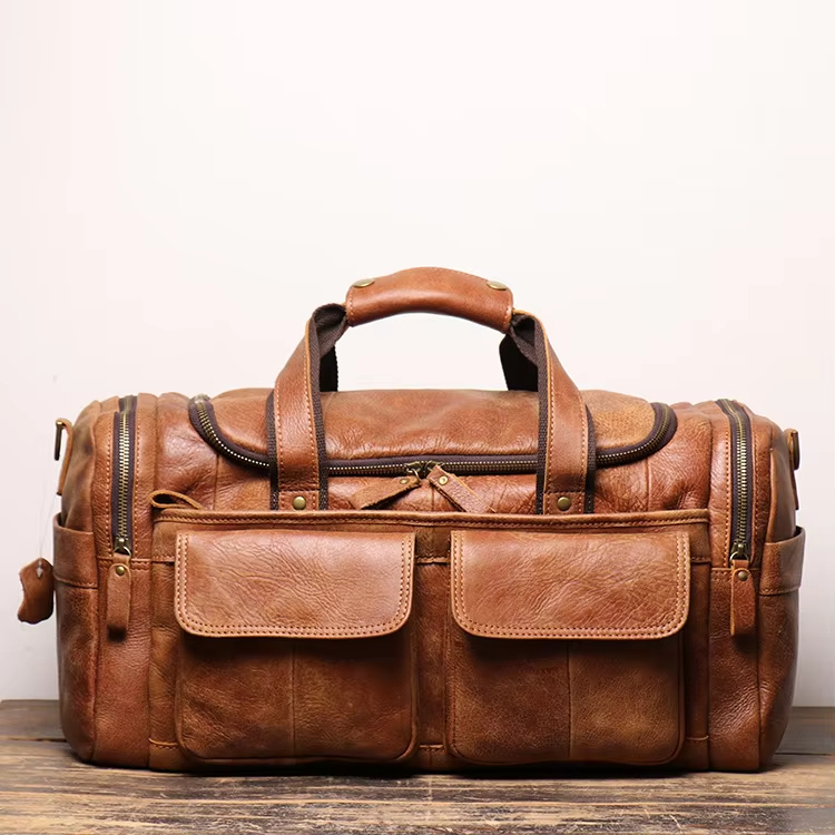 Vintage Leather Travel Bag