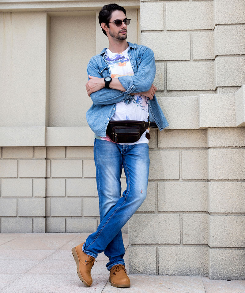 Classic Leather Waist Bag