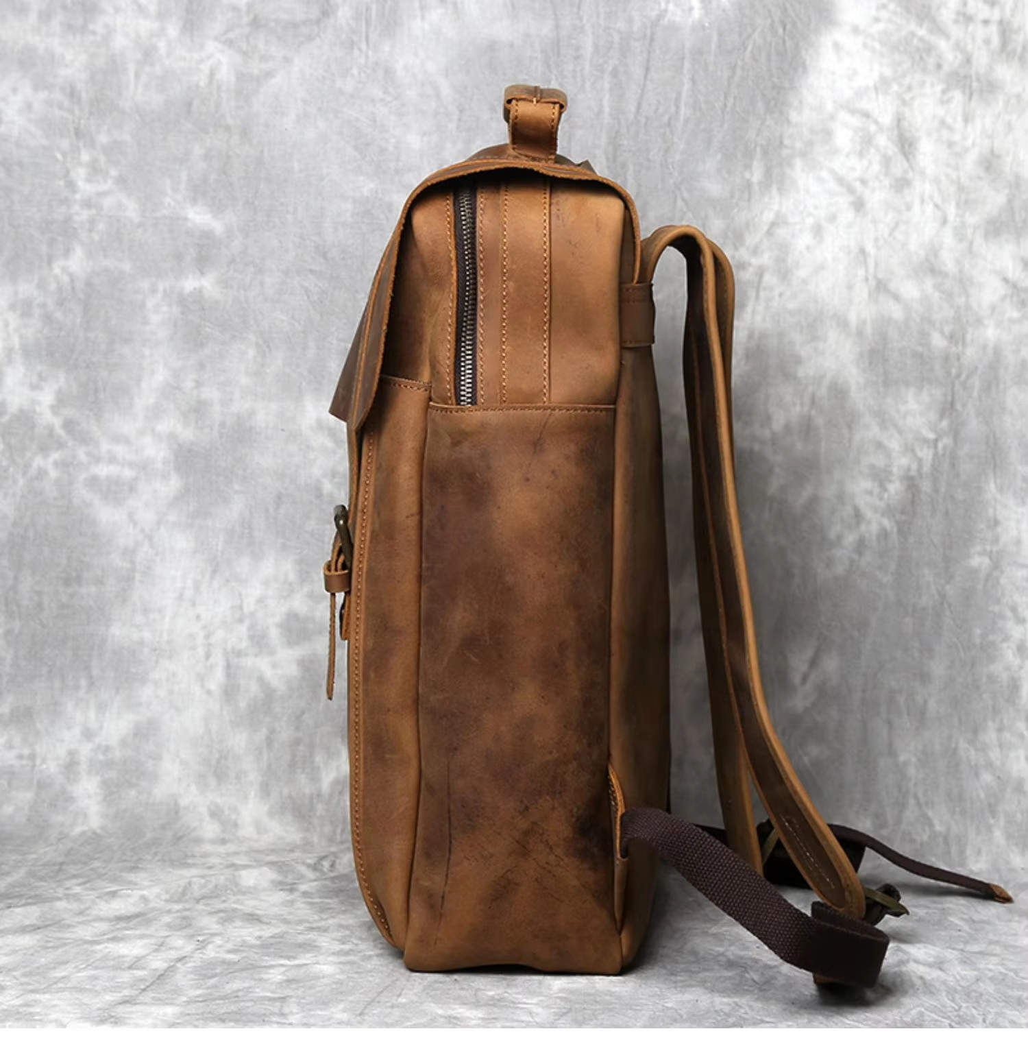 Vintage Leather Backpack
