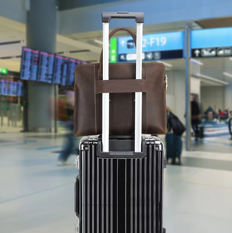 Brown Leather Laptop Bag