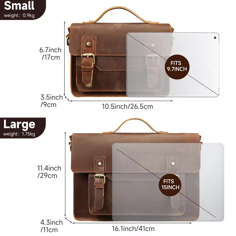 Vintage Leather Briefcase