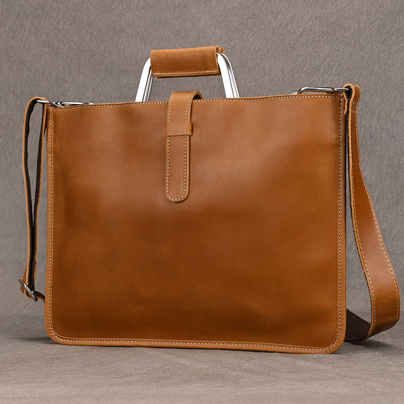 Leather Messenger Bag