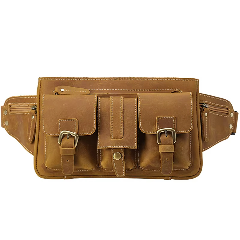 Leather Utility Belt Bag