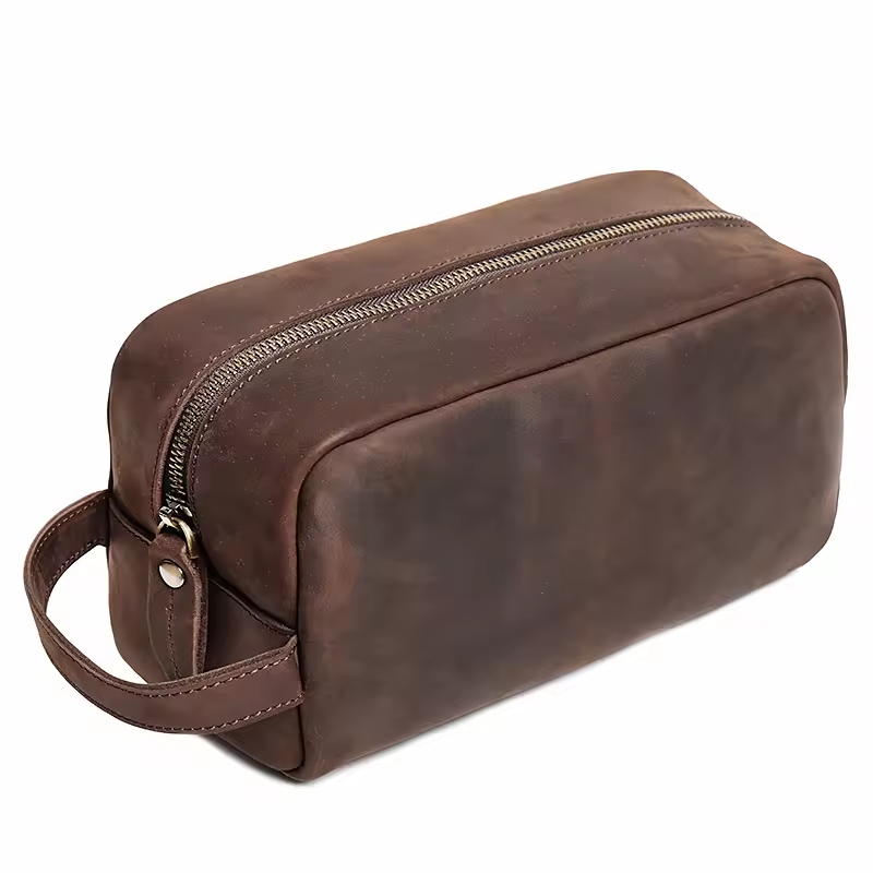 Leather Toiletry Bag
