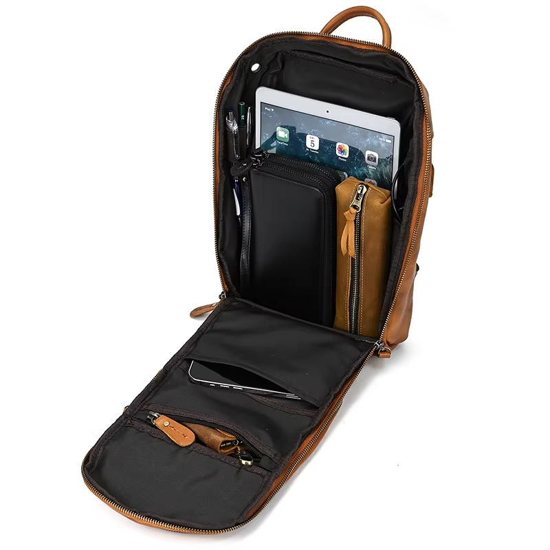 Brown Leather Sling Bag