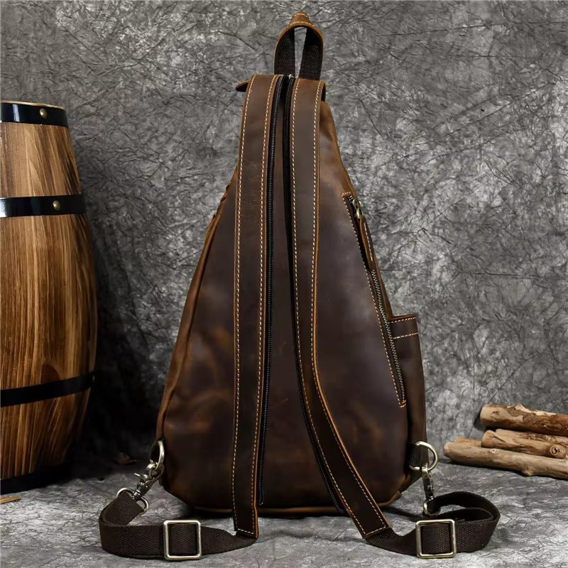 Vintage Leather Sling Bag
