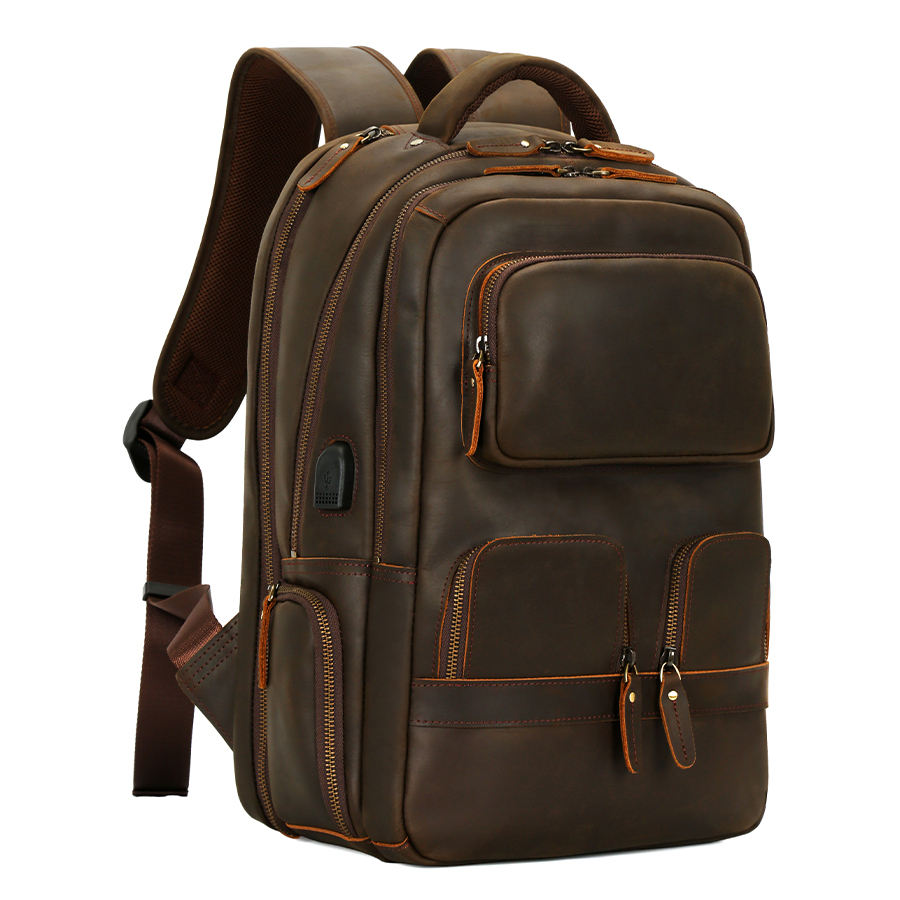 Vintage Leather Backpack