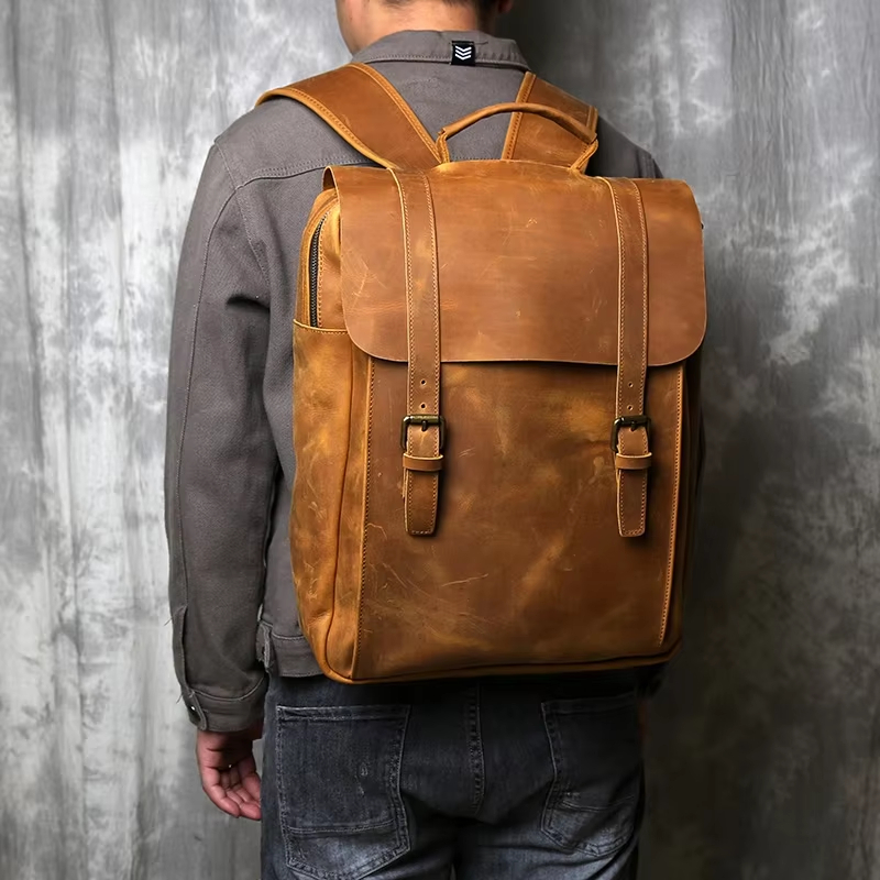 Vintage Leather Backpack