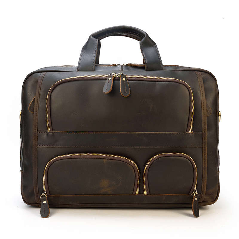 Leather Laptop Briefcase